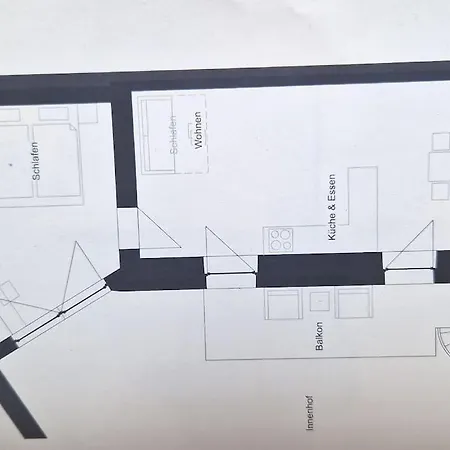 Komfort - Suite Zentral, Mit Balkon Und Waschmaschine Düsseldorf Extérieur photo